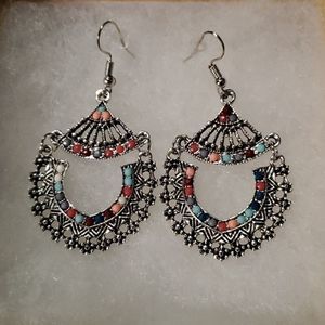 NEW Multi-Colored Bohemian Style Dangle Earrings
